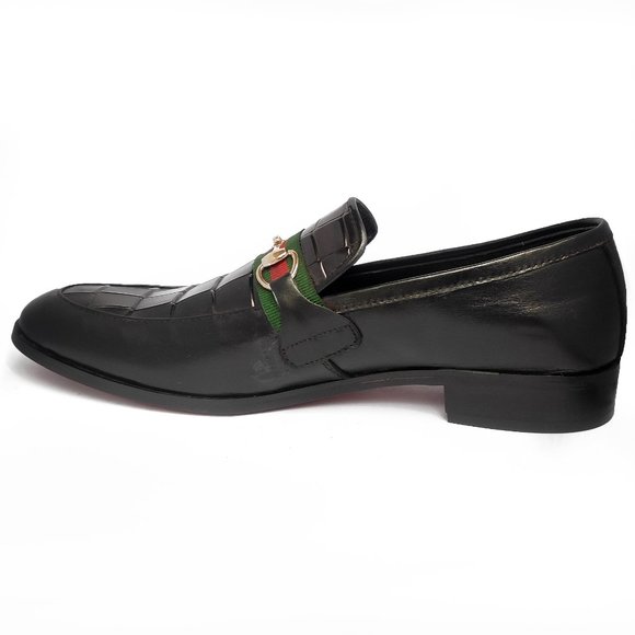 Bashwood Handmade Croc. Style Leather Shoe For Men main image 5